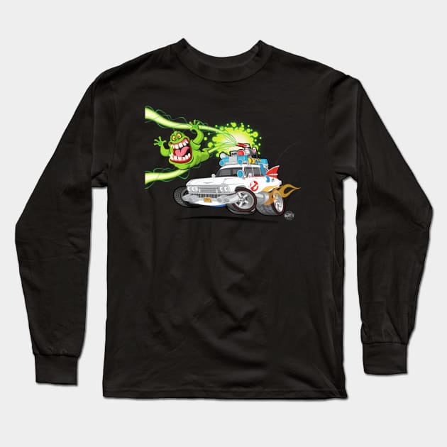 G Buster Slimer Long Sleeve T-Shirt by Goin Ape Studios